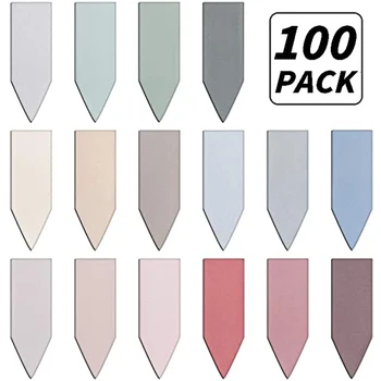 100 Pack Poznámok Index Vlajky Novinka Candy Farby Memo Pad Kariet Kľúčové Body Štítok Záložky, Kancelárske Potreby Kancelárske Potreby