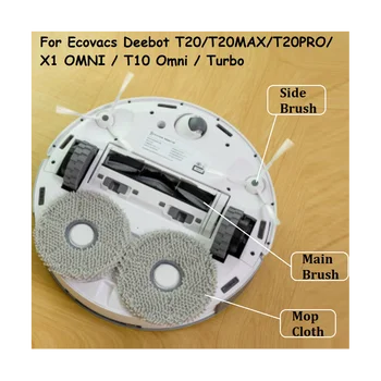 16PCS Príslušenstvo Držiak pre Deebot T20/T20MAX/T20PRO/X1 OMNI/T10 Omni/Turbo Robot Vysávač Náhradné Diely