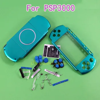 1set/veľa Multi Color Plný Bývanie shell pokrytie prípad s tlačidlami držiak pre PSP3000 PSP 3000 Herné Konzoly