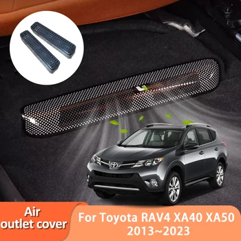 2 KS Pre Toyota RAV4 XA40 XA50 2014 2016 2019 2013~2023 Pod Sedadlom Kondicionér Prieduch Ochrany Ovzdušia Zásuvky Kryt Auto Príslušenstvo
