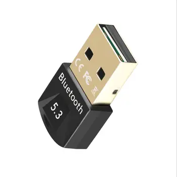 2 v 1, USB, Bluetooth 5.3 5.0 Dongle Adaptér pre PC Speaker Wireless Mouse Hudby Audio Prijímač, Vysielač Bluetooth 5.0