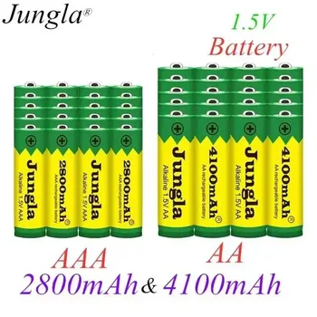 2023 Nové 1,5 V AA 4100mAh Alkalické Batérie + AAA 2800mAh Nabíjateľné Alkalické Batérie Aa Aaa pre Led Svetlo Hračka Mp3