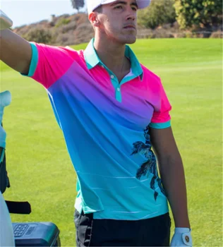 2023Golf polo pánske letné golfové tričko krátke rukávy rýchlo suché priedušná bežné tričko wild tričko Popsicle top