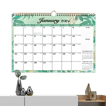 2024 nástenný Kalendár 12 mesiacov Január Až December 2024 Mesačný Kalendár, Plánovač Ročný Ročný Plánovač 2024 Kalendáre Nástenné Plánovač 12x17