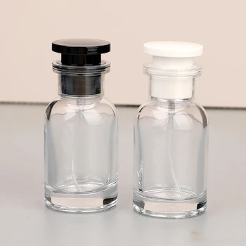 30ml Sklo Prázdne Naplniteľné Parfum Fľašu Valcové Sub-fľaša Cestovné Prenosné Parfum Rozprašovač Nádoby Vzorky Fľašu