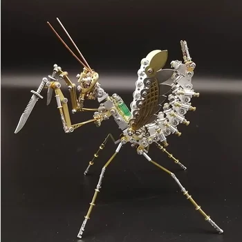 3D Puzzle Kovové Veľký Nôž Mantis Model Auta Cyberpunk Mechanické Hmyzu DIY Montáž Hračky Puzzle, Hračky pre Deti, Dospelých Dary