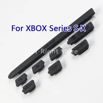 5sets USB kompatibilný s HDMI Prachu Konektor Pre Xbox Série X Konzoly Silikónové Dôkaz Kryt Zátka Prachotesný Súpravy Pre XBOXSeries S