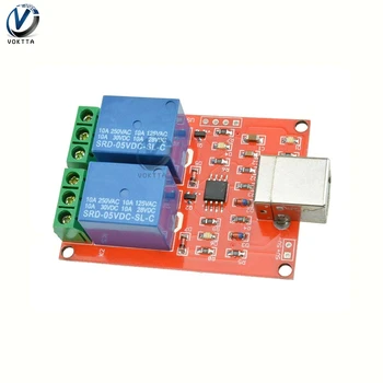 5V USB Relé 2 Kanál Programovateľné pre Počítač riadiacej Dosky Smart Home Časovač Odkladu Relé (Solid State Modul