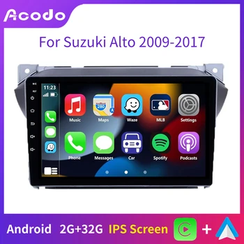 ACODO Bezdrôtový CarPlay Rádio Android Auto Prehrávač pre Suzuki Alto 2009 - 2017 Vedúci Jednotky s Wifi, Bluetooth, FM, GPS Navigácie