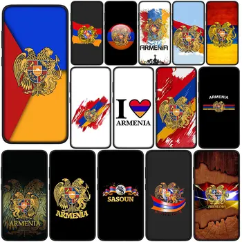 Arméni Vlajka Arménsko Mäkký Silikónový Kryt pre Samsung Galaxy Note 20 Ultra 10 8 9 S10 Lite S9 A6, A8 Plus A9 Puzdro Telefón Prípade