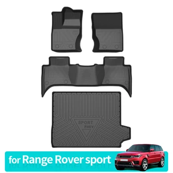 Auto Podlahové Rohože batožinového priestoru Pad pre Land Rover Range Rover Sport 2014 - 2022 All-Počasie Nepremokavé TPE 3D (na Ľavej Strane Vodiča)