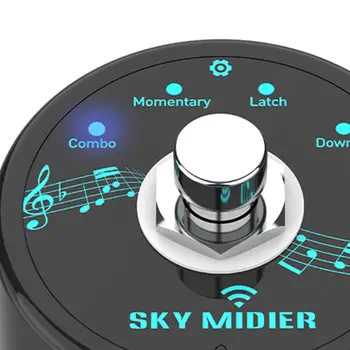 Bezdrôtové pripojenie MIDI Controller Portable Multi Účinky Klávesnice Syntetizátor MIDI Nožný pedál MIDI Hudobný Softvér Zaujatosti Fáze