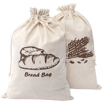 Bielizeň Chlieb Tašky Pre Domáci Chlieb, Kontajner, 2 Ks 30X40cm Nebielenej & Opakovane Chlieb Skladovanie, Skladovanie Zemného Jednoduché Použitie