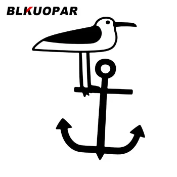 BLKUOPAR Kotvy Seagull Auto Nálepky Pôvodné opaľovací Krém Kreatívne, klimatizácia, Dekorácie Poškriabaniu-Dôkaz Zábavné Vinyl Grafika