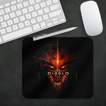 Diablo II vstal z mŕtvych Design Pattern Hra mousepad Malé Gumové Podložky Myši Mat MousePad Stôl Gaming Mousepad Pohár Mat