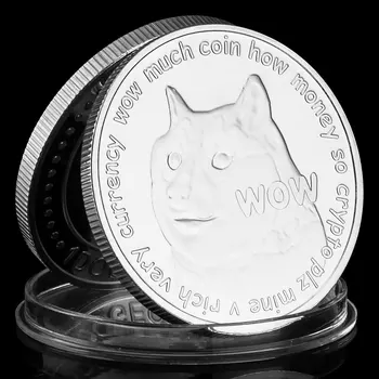 Dogecoin Pamätných Mincí, Domáce Dekorácie Mail Mince Doge Roztomilý Šteňa, Suveníry a Darčeky