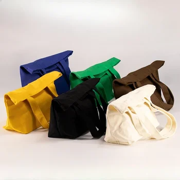 Farebné bavlnené plátno taška roztomilý účtovná malé látkové taška výroby s rukou darček bavlnená taška prenosná