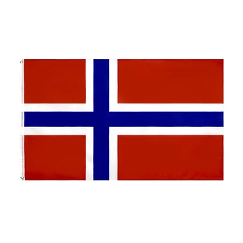 FLAGJM 90x150cm Kongeriket Noreg Norge Ani Žiadne Nórska Vlajka