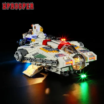 Hprosper 5V LED Svetlo pre 75357 Star Wars Ghost & Phantom II Dekoratívne Lampy S akumulátorom Okno (nemusia Zahŕňať Lego Stavebné Bloky)