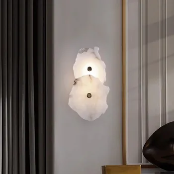 Jednoduchý dizajn moderný mramorové steny lampa je vhodná pre obývaciu izbu, TV joj, steny chodby, spálne nástenné svietidlo