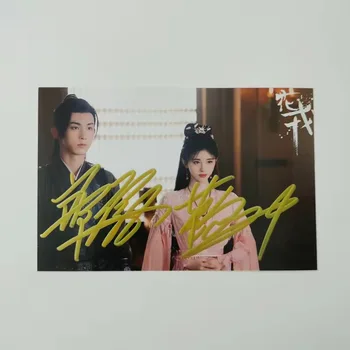 Ju Jingyi Guo Junchen HD Plagát Autographed Foto TV Krásu Odolnosť Dráma Stills Vlastnoručný Zber Podpis Obrázky