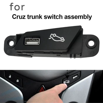 Kufri Prepnúť Tlačidlo S USB Portom Montáž Pre Chevrolet Cruze 2009-2014 Zadné zadné dvere Otvoriť/Zavrieť Retrofit