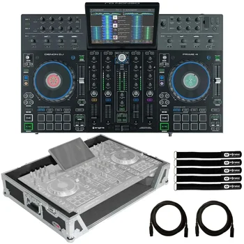 LETNÝ PREDAJ ZĽAVU NA Nákup S Dôverou Nové Denon Prime 4 4-Deck Samostatný DJ Controller System w 10
