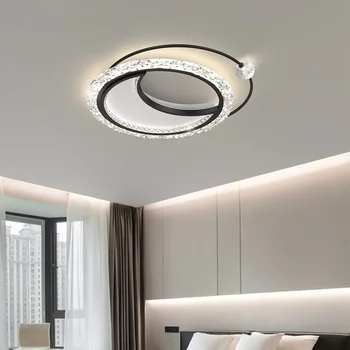 Moderný Minimalistický Akryl Kolo LED Stropné Lampy Domova Módne Atmosféru Zlato Lustre Nordic Tvorivé Spálňa Svietidlo