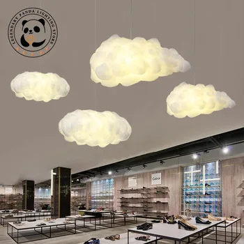 Nordic Cloud LED Svetiel Prívesok Homedor pre bývanie, Jedáleň, Reštaurácia Deti Závesné Lustre Krytý Umenie Žiarivky E27 Lamparas