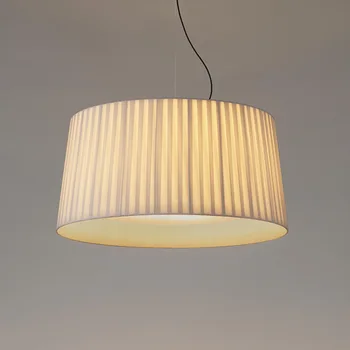 Nordic LED textilných dekorácií luster Moderná Obývacia Izba Prívesok Lampy Spálňa Decor Svietidlá, Osvetlenie Domov Osvetlenie svetlo