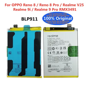 Nové 100% Originálne 5000mAh Batérie BLP911 Pre OPPO Realme V25 / Realme 9i Realme 9 Pro 9Pro / Reno 8 / 8 Pro pre Mobilný Telefón Batéria