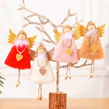 Nový Rok Vianočné Dekorácie Prívesky Angel Girl Oblečenie Pre Bábiku Stromy Ozdoby Domáce Dekorácie Doplnky, Darčeky Remeselníkov