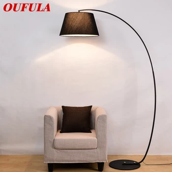 OUFULA Nordic Rybárske Poschodí Lampa Moderné Rodiny, Obývacia Izba Vedľa Pohovky Tvorivé LED Dekoratívne Stáleho Svetla