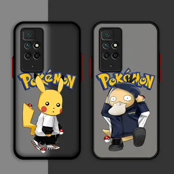 Pokémon Pikachu Telefón puzdro pre Xiao Redmi 9 9T 10C A1 10 -12 9A A2 9C K40 Pro Jasné Pevného PC Kryt