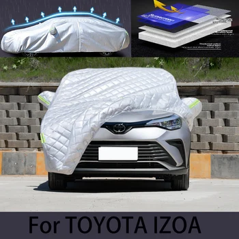 Pre Toyota IZOA Auto zdravas ochranný kryt Auto dažďu ochrane proti poškriabaniu laku peeling ochranu auto oblečenie
