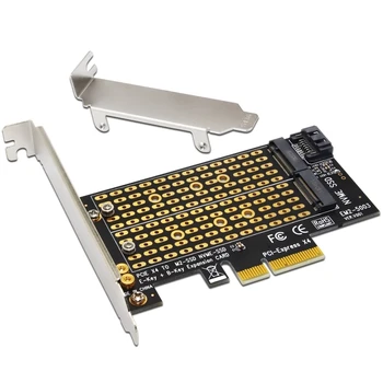 Pridať Na Karty PCIE, Aby M2/M. 2 Adaptér SATA M. 2 SSD PCIE Adaptér NVME/M2 PCIE Adaptér SSD M2 SATA PCI-E Karty Tlačidlo M +B Kľúč