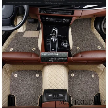 Prispôsobený dvojvrstvové auto rohože koberce vhodné pre Ford Explorer Rok 6 Sedadla 7 Sedadiel Území interiérové doplnky