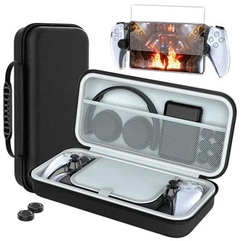PS5 Portál Vreckové Cestovné Skladovanie Taška Prenosný Úložný Vak s PS5 Portál Ochranného puzdra a Displej Tvrdeného Film