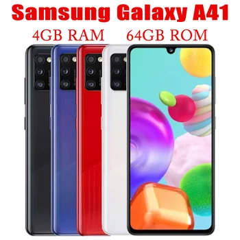 Pôvodné Odomknutý Samsung Galaxy A41 A415FD Dual SIM Globálna Verzia 6.1