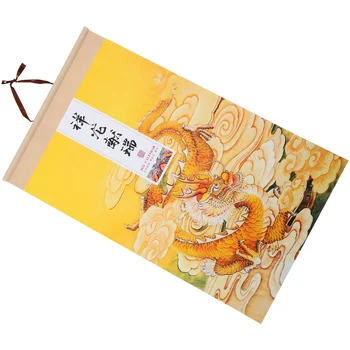 Rok Draka 2024 Nový nástenný Kalendár Stolový Mesačný Visí Prejdite ryžový Papier Silk Maľby nástenné Kalendáre Plánovač Office