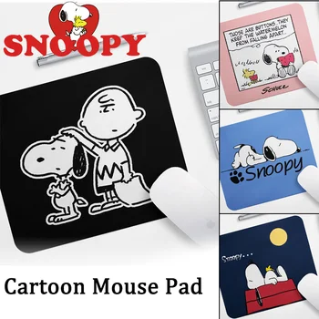 Snoopy Podložka pod Myš Non-slip Ľahko Čistiť Anime, Komiksu, písací Stôl Mat Gumy Roztomilý MousePad Kawaii Office Desktop Dekorácie Myši Rohože