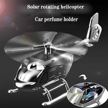 Solárne lietadlo creative technology vrtuľník auto vôňa parfum fľašu auto, hračku, ozdoby Slnečnej rotácie