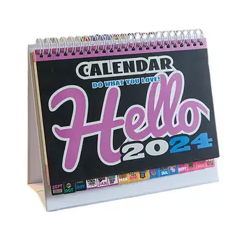 Stolový Kalendár 2024 Stolový Kalendár Mesačný Nástenný Kalendár Malý Stolový Kalendár S Dovolenka Informácie Štýlové A Krásne