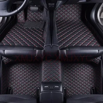 Vlastné 3D Auto Podlahové Rohože pre Peugeot 2008 2014-2019 3008 4008 2017-2023 Interiérové Doplnky Umelej Kože