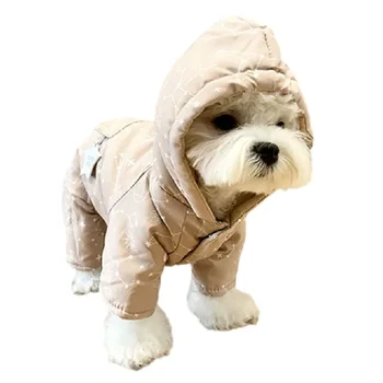 Zahustiť Teplé Psie Oblečenie Jumpsuit Zimné Pet Kabát Oblečenie Pomeranian Bišonika Frise, Pudel Bradáči, Psie Oblečenie, Kostýmy Oblečenie