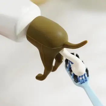 Zubná pasta Squeezer Zábavné Psa Zadok Tvar zubná pasta Dávkovač Anti-upchať Žiadny Zápach zubná pasta Vňaťou Kúpeľňových Doplnkov