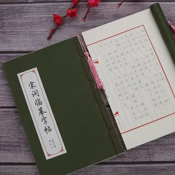Čínske Pero Copybook Dospelých Vykonávať Kaligrafie Pravidelné Písmo Kopírovanie Spustený Skript Praxi Calligraph