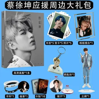 Čínsky Spevák Deväť Percent Cai Xu Kui Ikun Fotoknihu Karty, Nálepky Pomoc, Plagáty, Odznaky Keychain