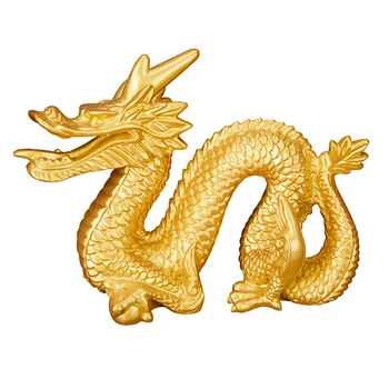 Čínsky Sľubný Dragon Socha Živice Socha Feng Shui Výzdoba Domov, Obývacej Izby, Spálne, Kancelárie Figúrky
